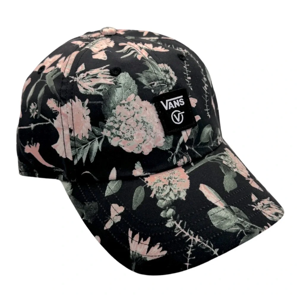 VANS Women's Vansday Court Hat TROPICAL FLORAL PRINT/BLACK - Picture 2 of 7